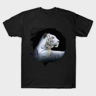 White Tiger Animal Wildlife Jungle Nature Safari Adventure Discovery T-Shirt